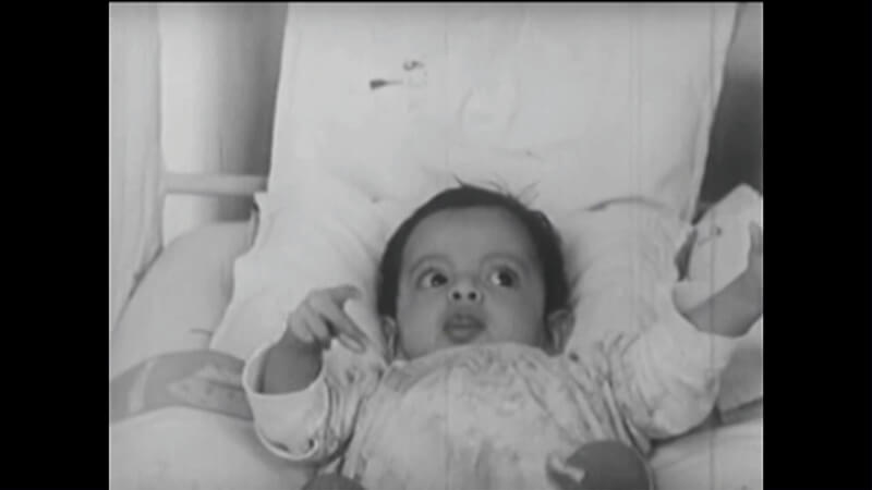 Kompilacja filmu Rene Spitza, pt.: Psychogenic diseases in infancy, 1952. Dorota Nieznalska